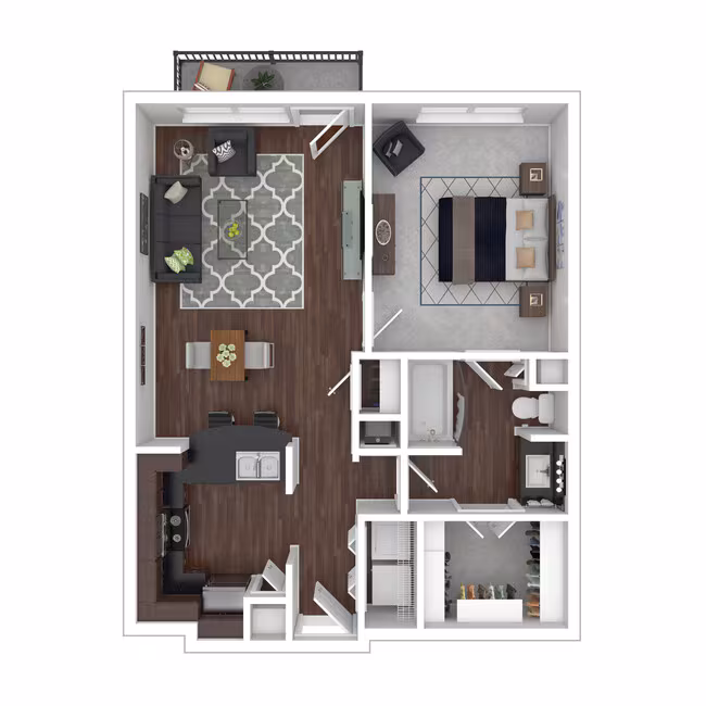 Unit 7414 7314 floor plan